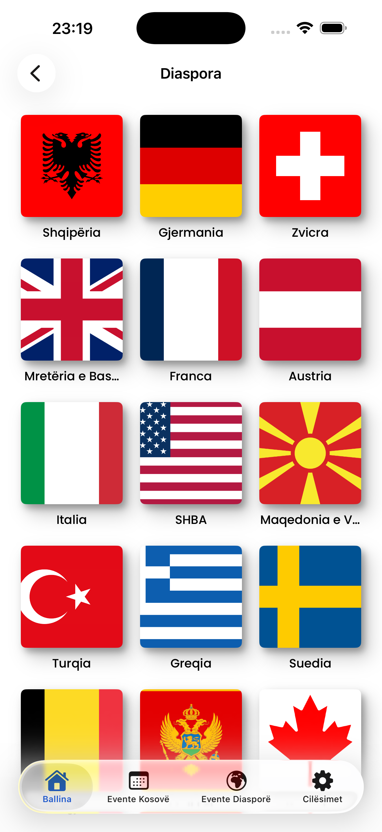 Diaspora countries